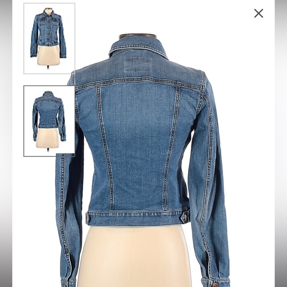 🍄CROPPED DENIM JACKET LOFT 🍄 - Picture 2 of 10